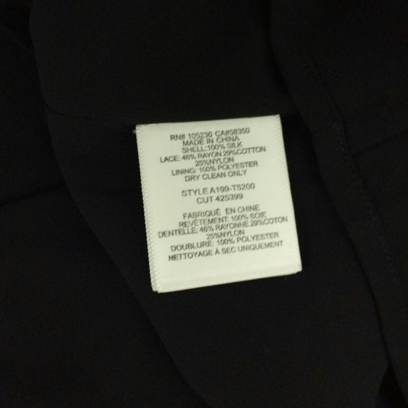 JOIE SILK Solara Lace Yoke Sleeveless Top M - Picture 8 of 8